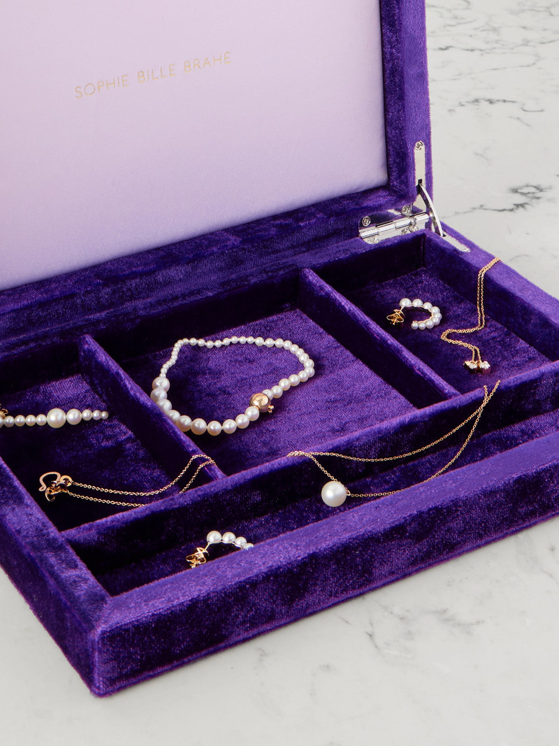 SOPHIE BILLE BRAHE Trésor Velvet Jewelry Box outlook