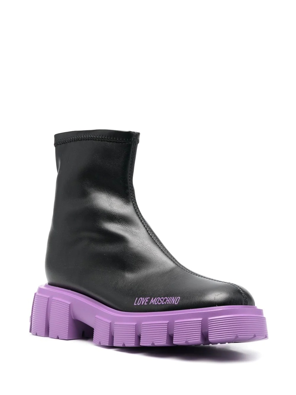 lug-sole 50mm ankle boots - 2
