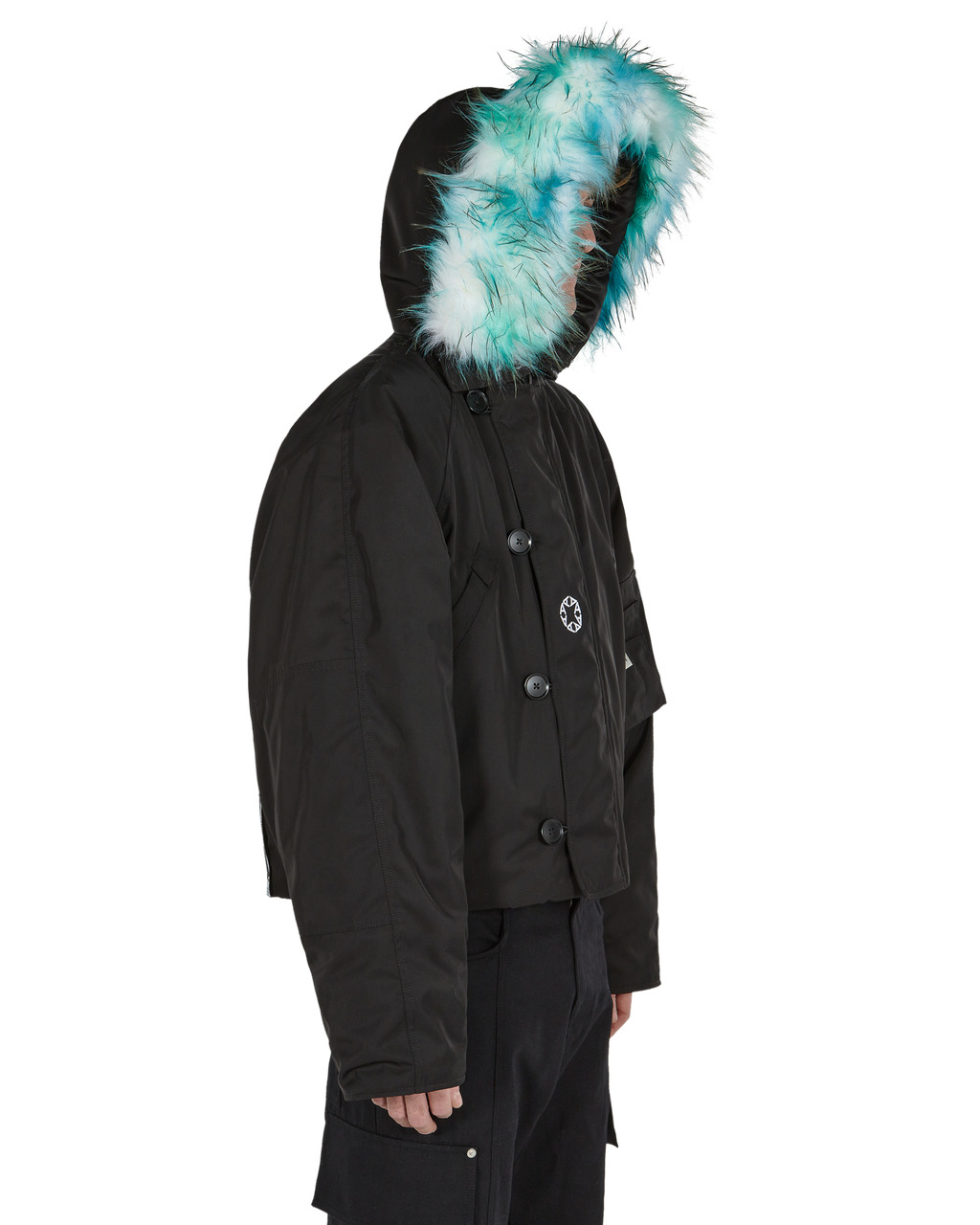 NYLON LOGO PARKA WITH PRINT - 6