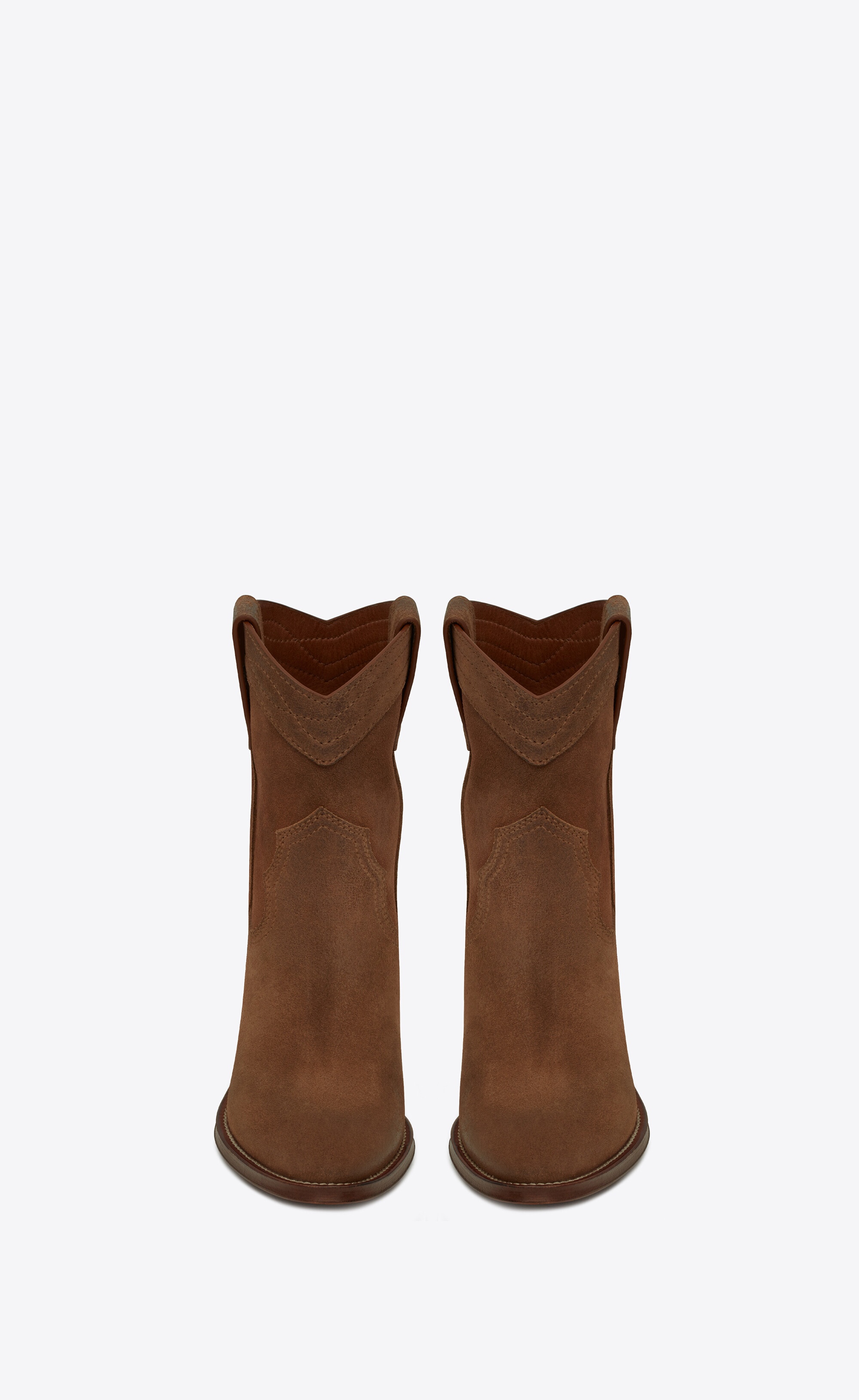 eastwood santiag boots in suede - 2