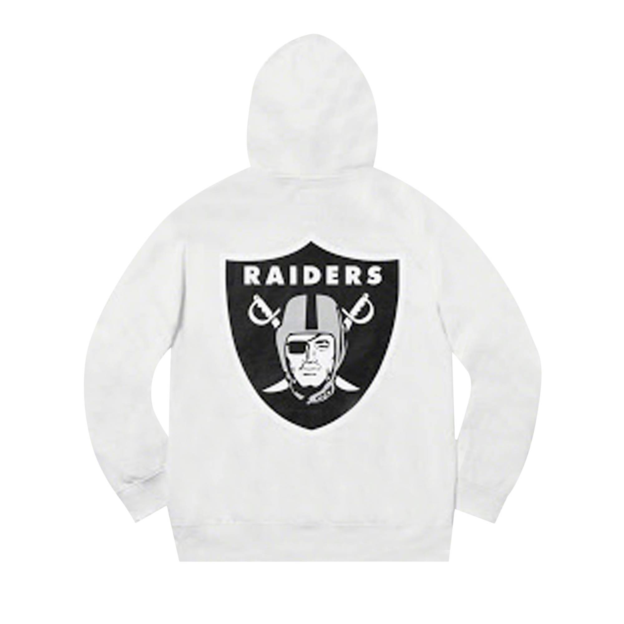 Supreme x NFL Raiders '47 Hooded Sweatshirt 'White' - 2