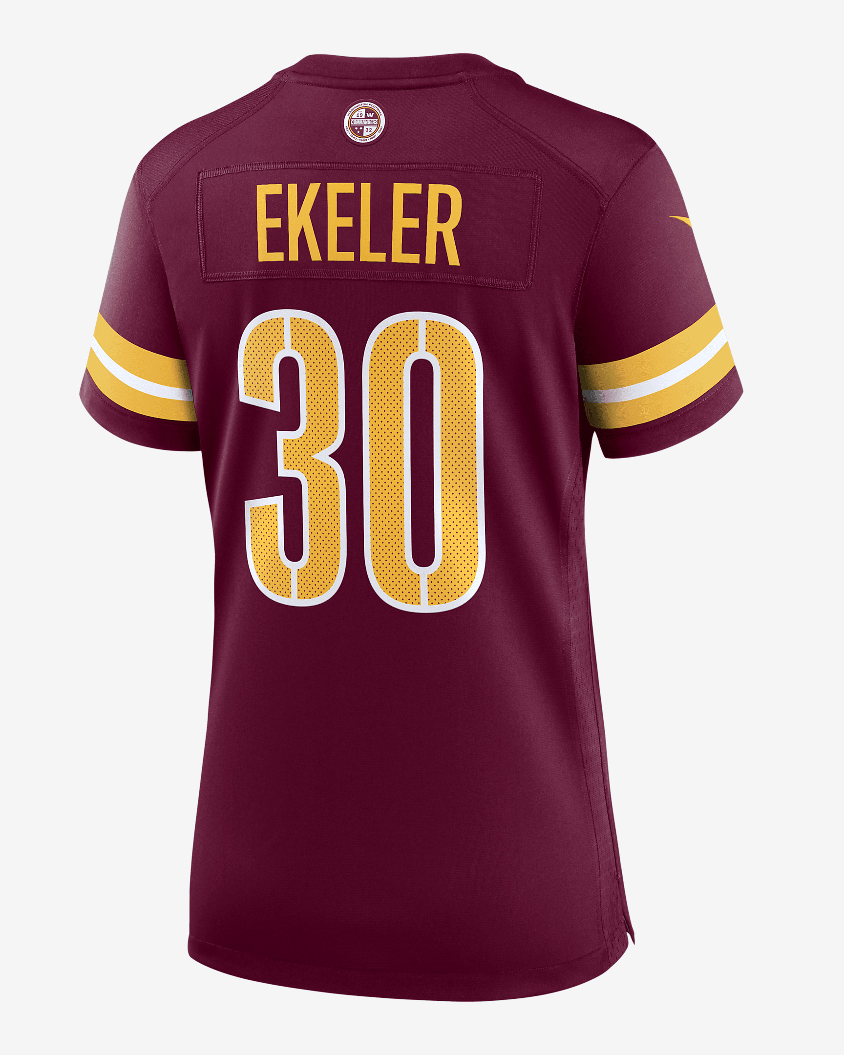 Austin Ekeler Washington Commanders Women's Nike NFL Game Football Jersey - 2
