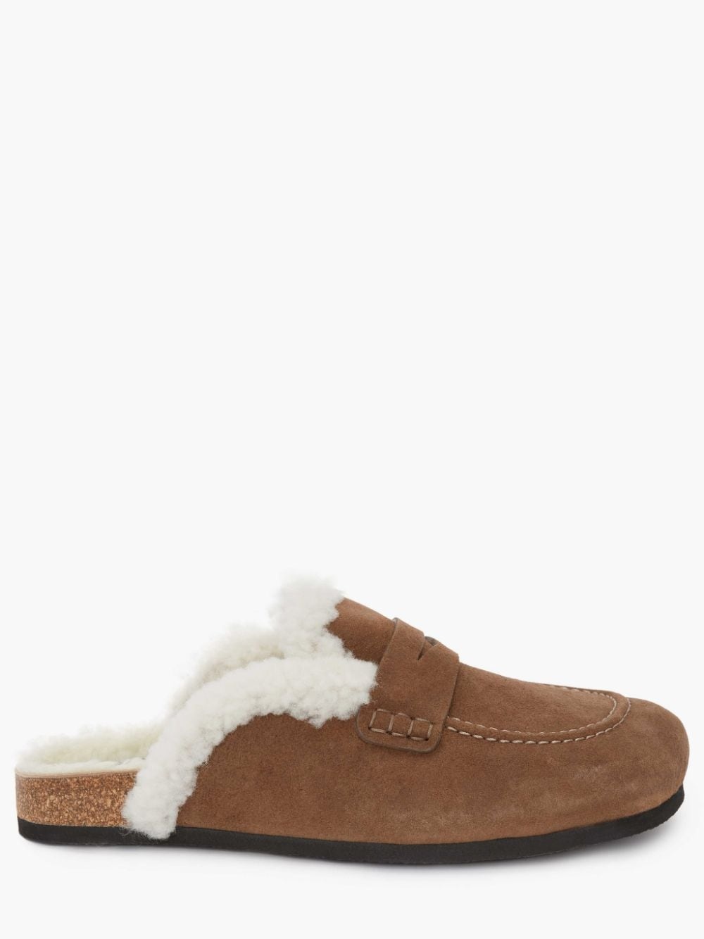 WOMEN'S SHEARLING LOAFER MULES - 1