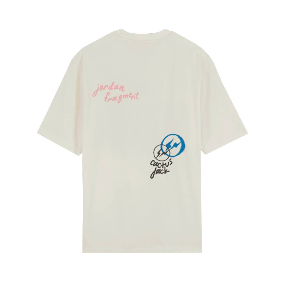 Air Jordan x Travis Scott x Fragment Short-Sleeve Tee 'White' - 2