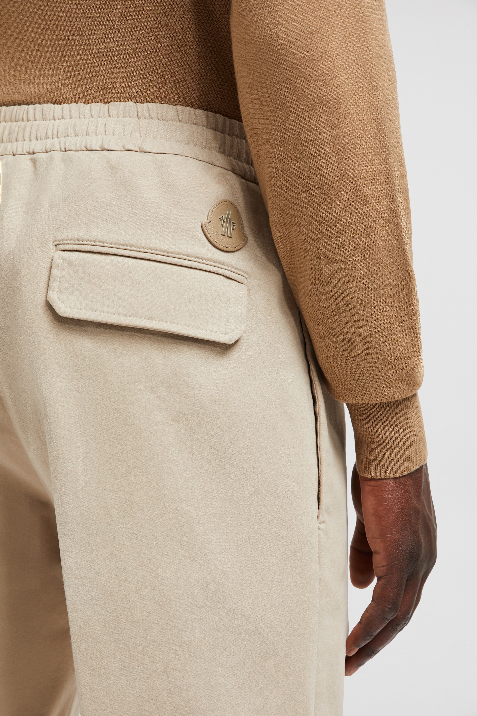 Polished Cotton Jogging Pants - 4