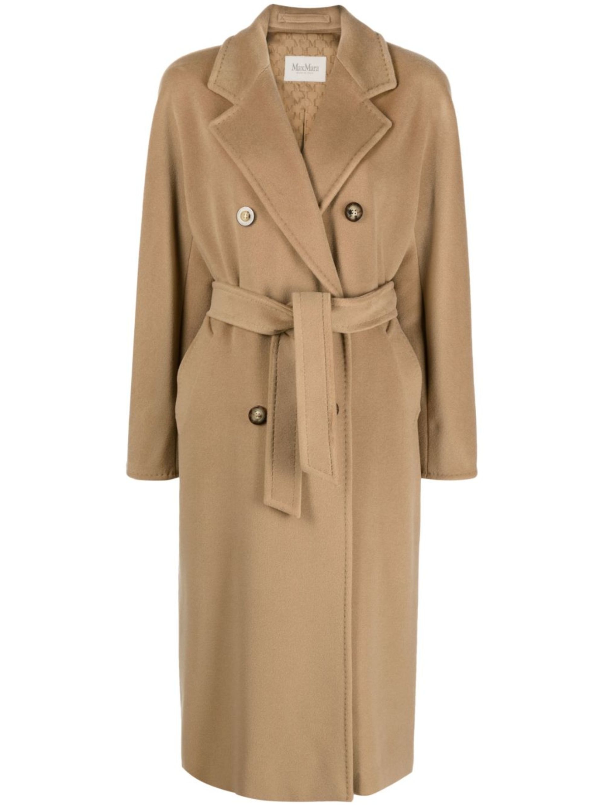 Brown Madame Belted Coat - 1