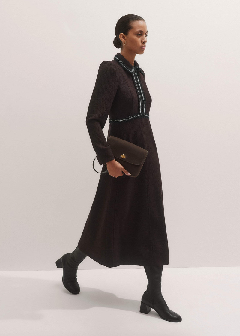Textured Midi Dress 7