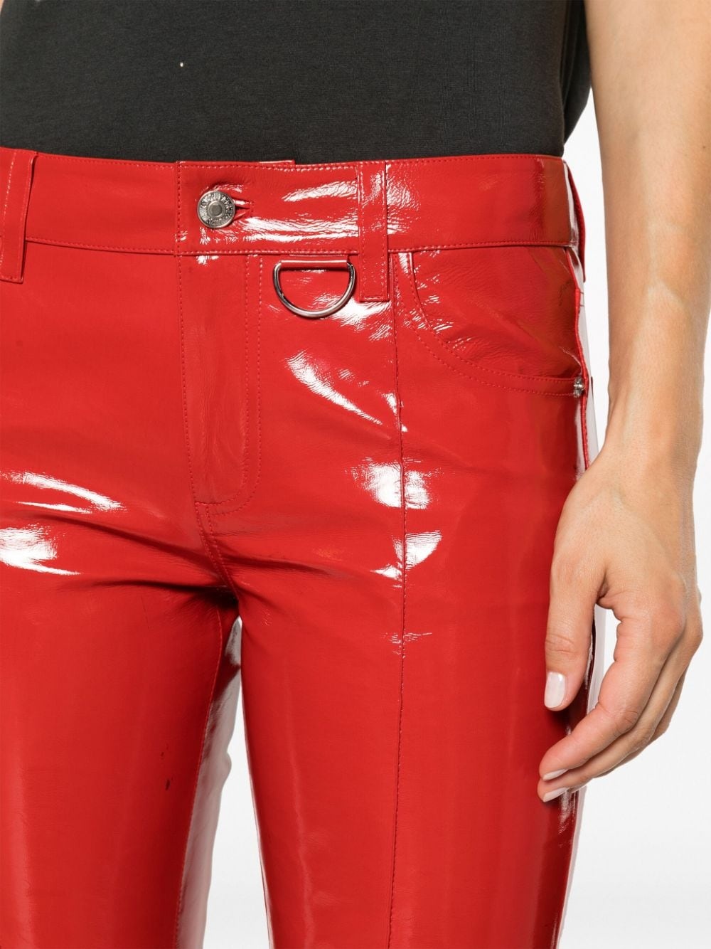 Peko skinny vinyl trousers - 5