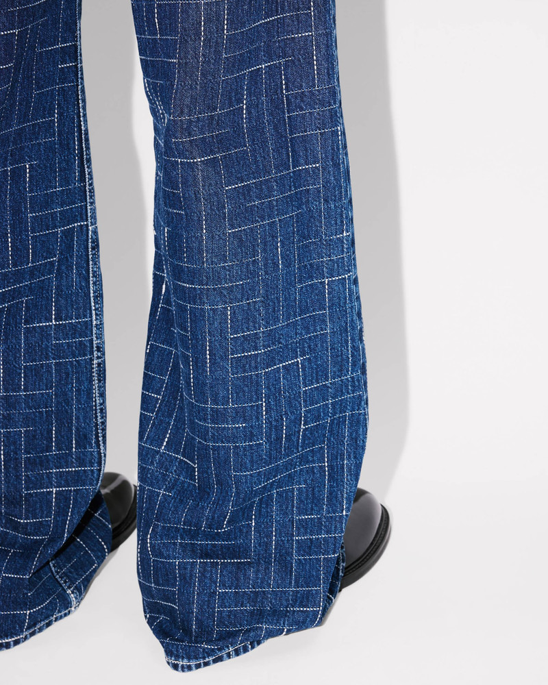 프로젝트 Weave' AYAME 넓은 바지 에 일본의 denim 8