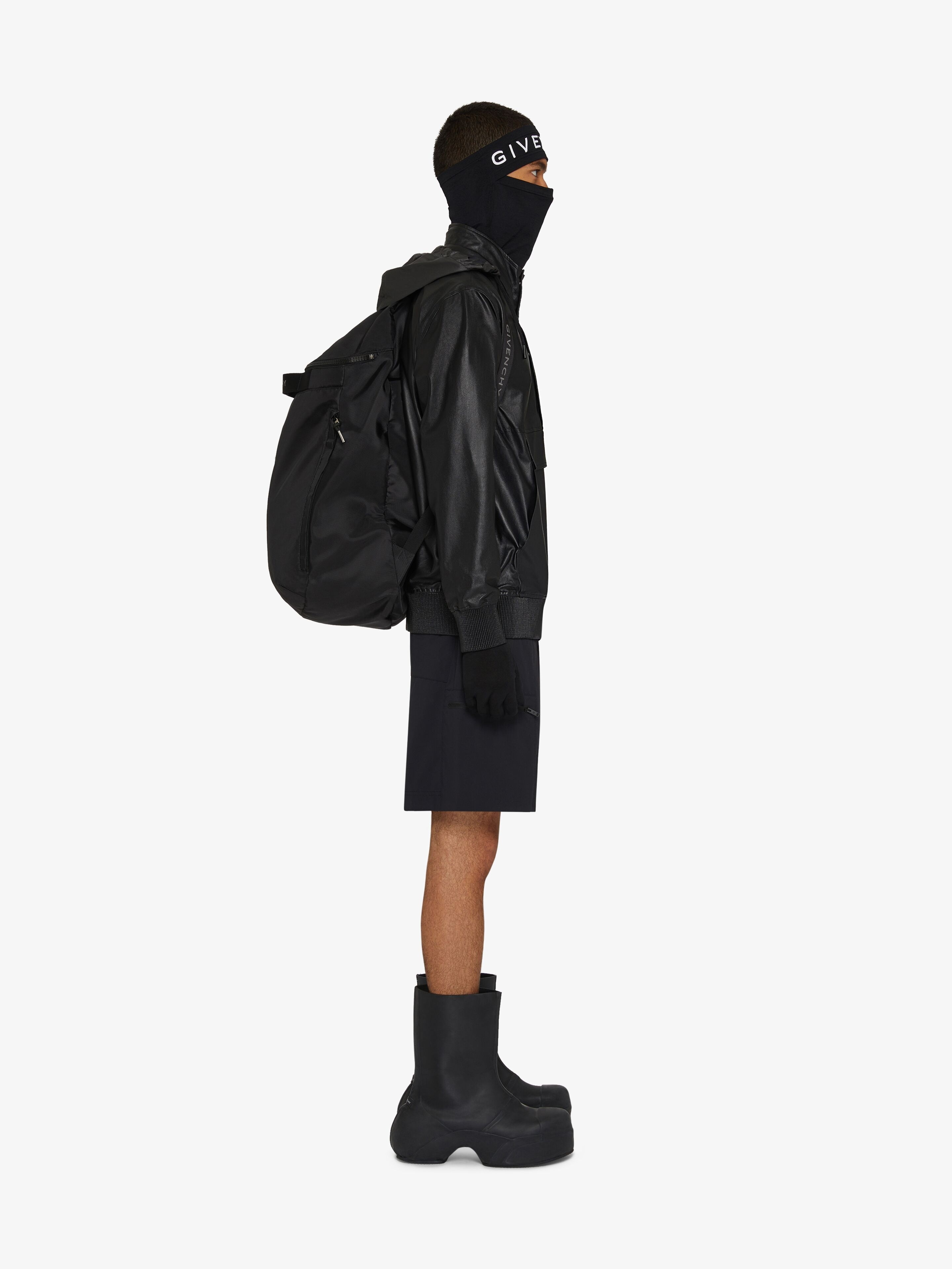 G RIDER WINDBREAKER IN LEATHER - 3