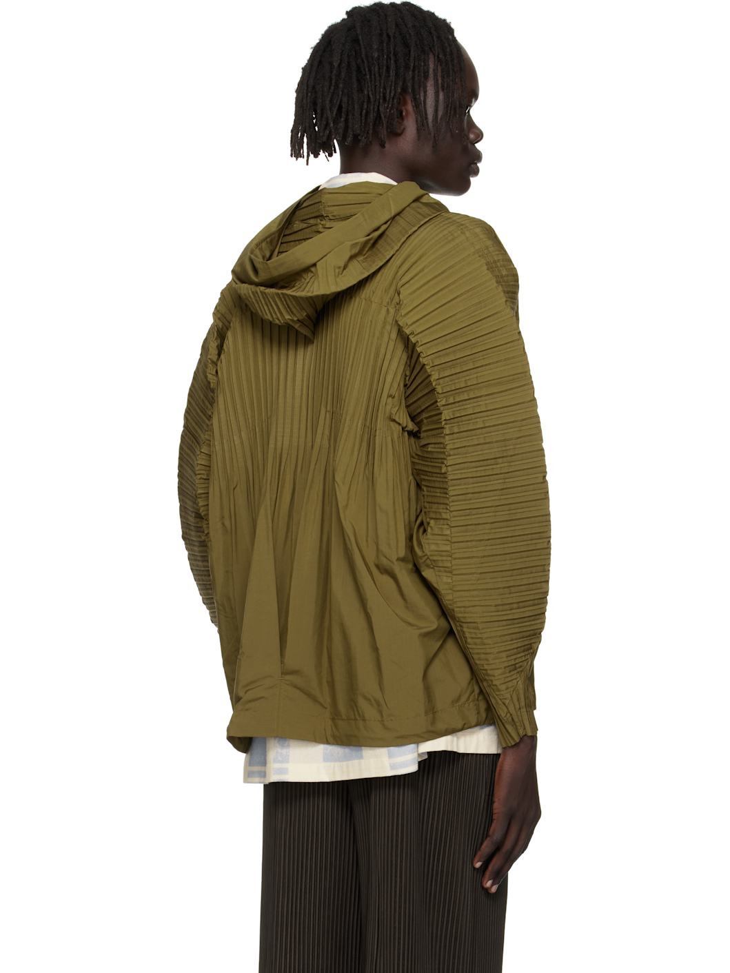 Khaki Cascade Jacket - 3
