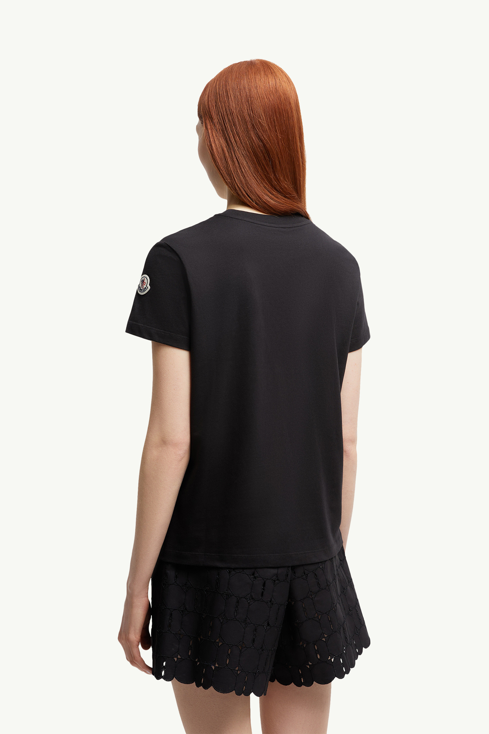 Embroidered Logo Cotton T-Shirt - 5
