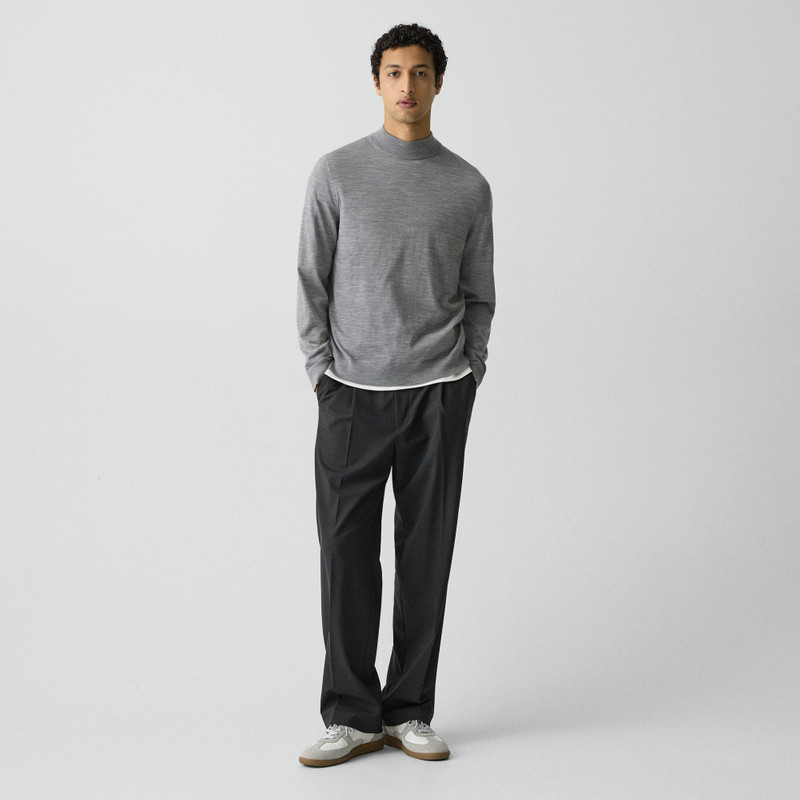 Theory Mock Neck Sweater in Regal Wool outlook