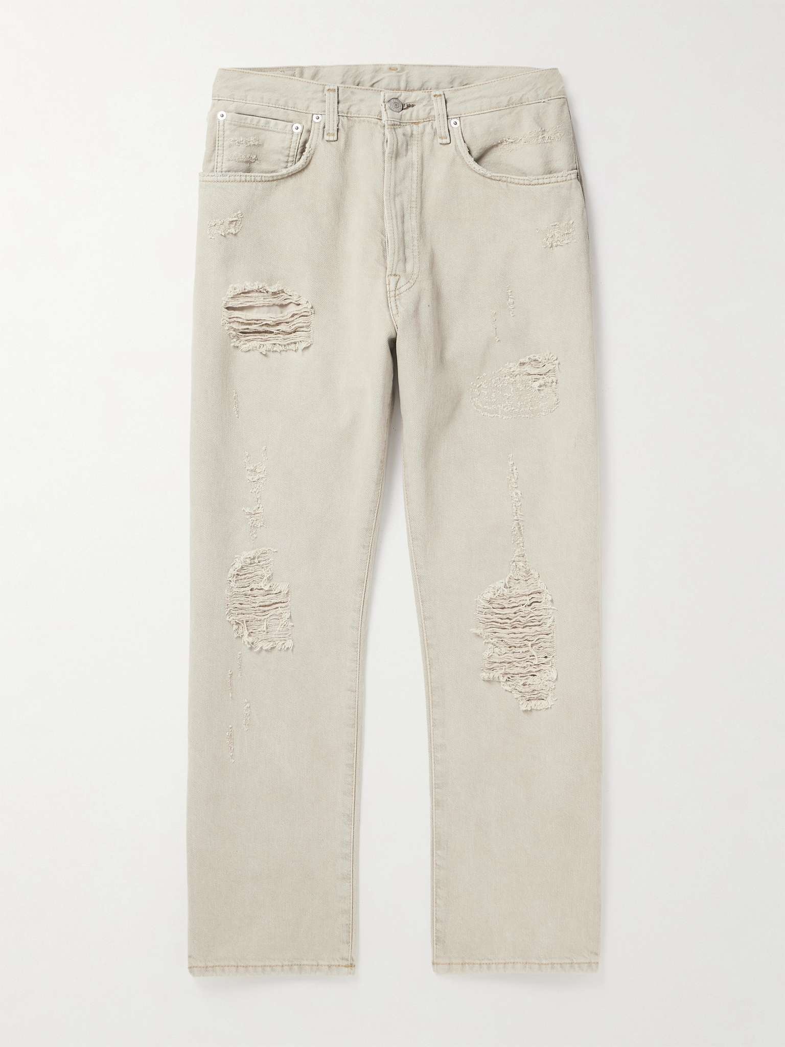 2003 Straight-Leg Distressed Jeans - 1