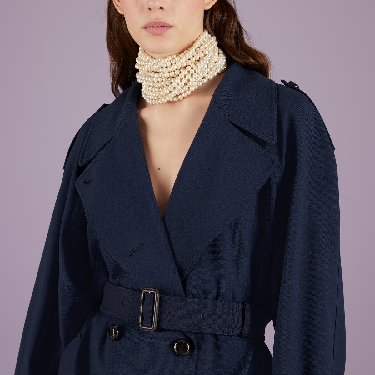 Wool comfort trench coat - 4