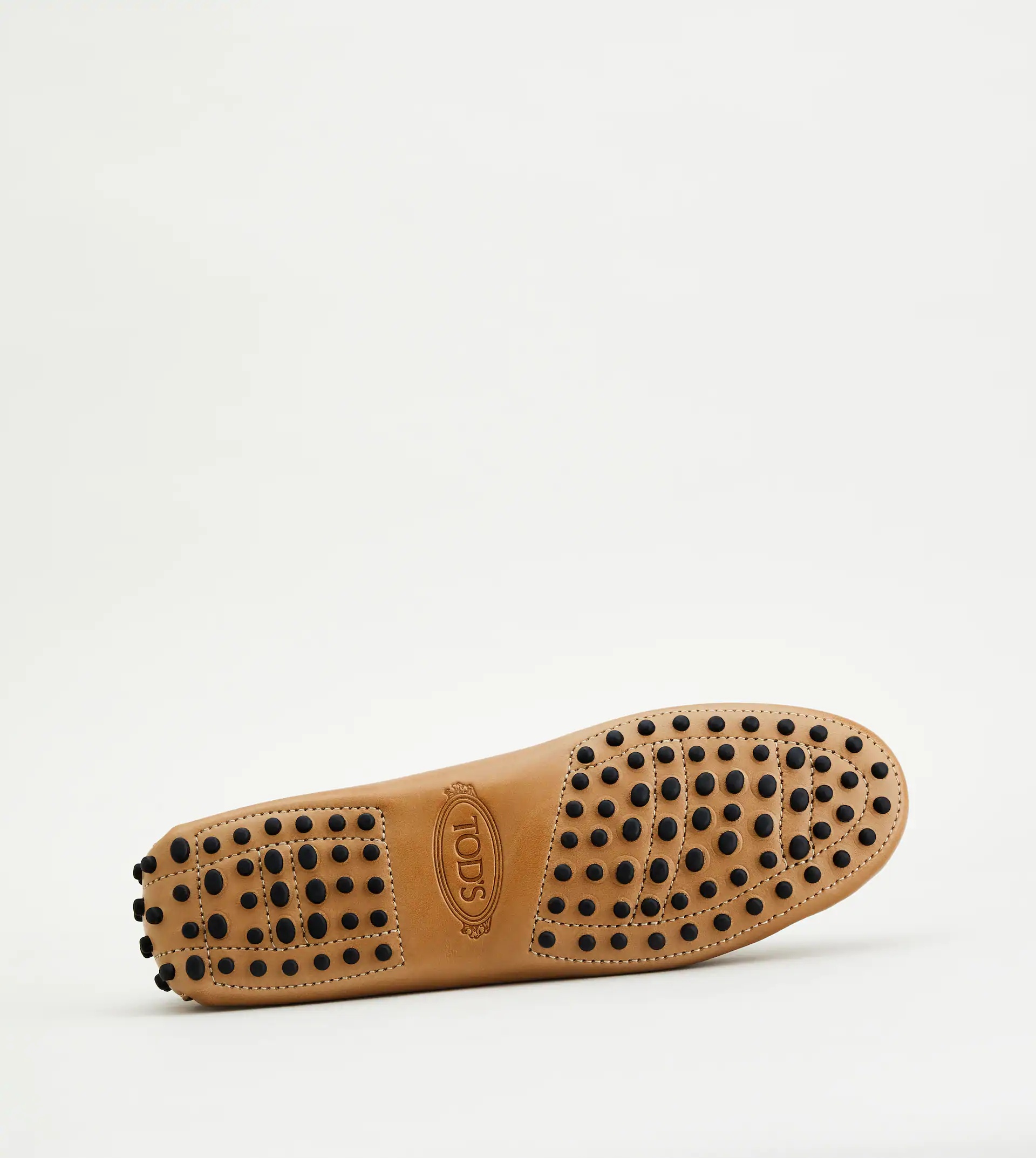 GOMMINO DRIVING SHOES IN LEATHER - BROWN - 4