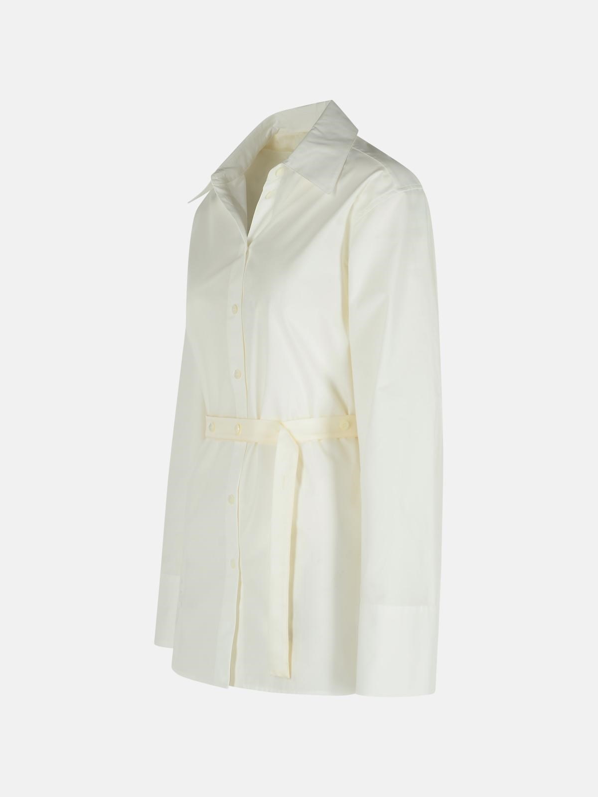 COMBINED SILK POPLIN VEST-SHIRT - 2