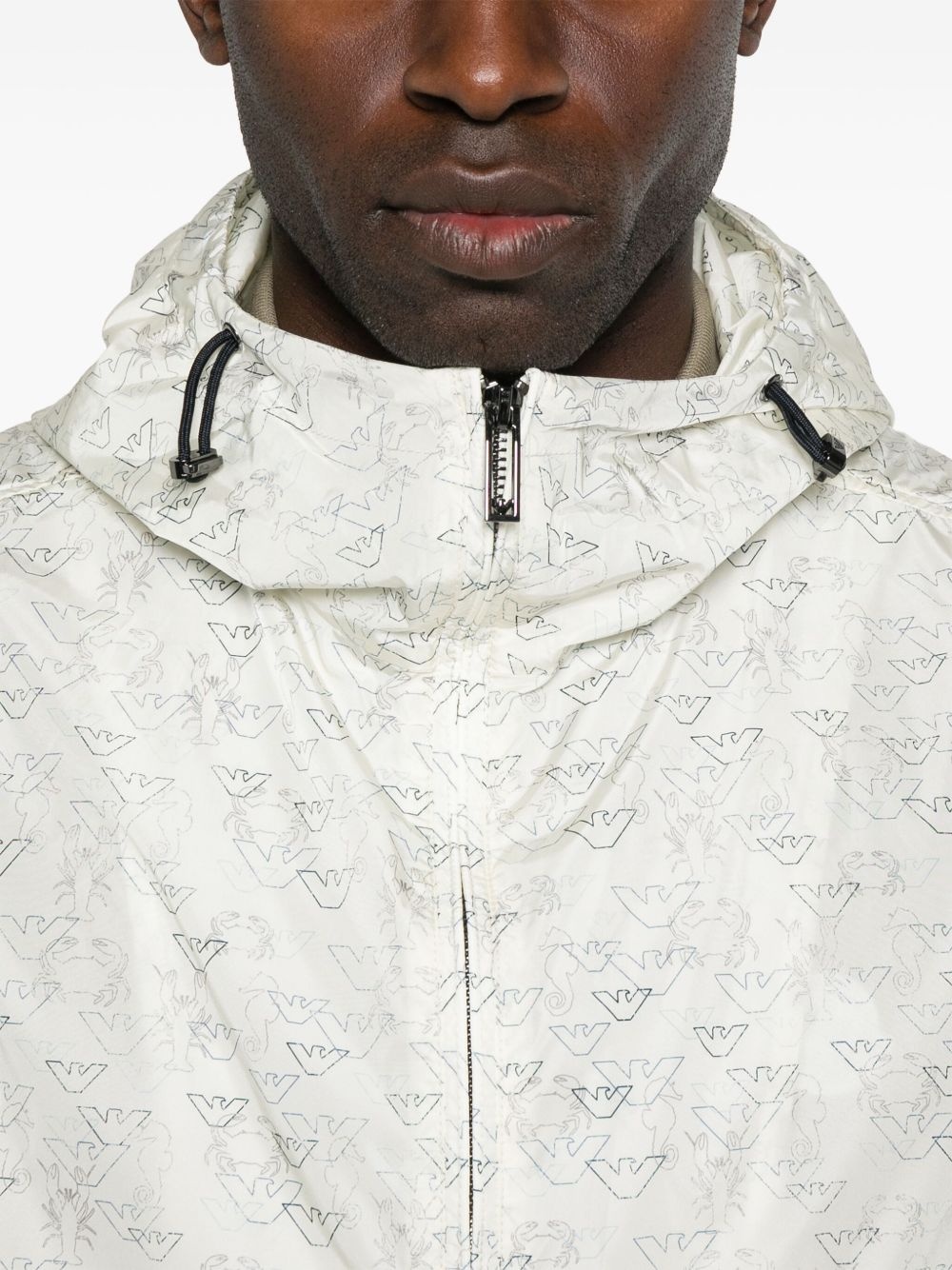 logo-print jacket - 5