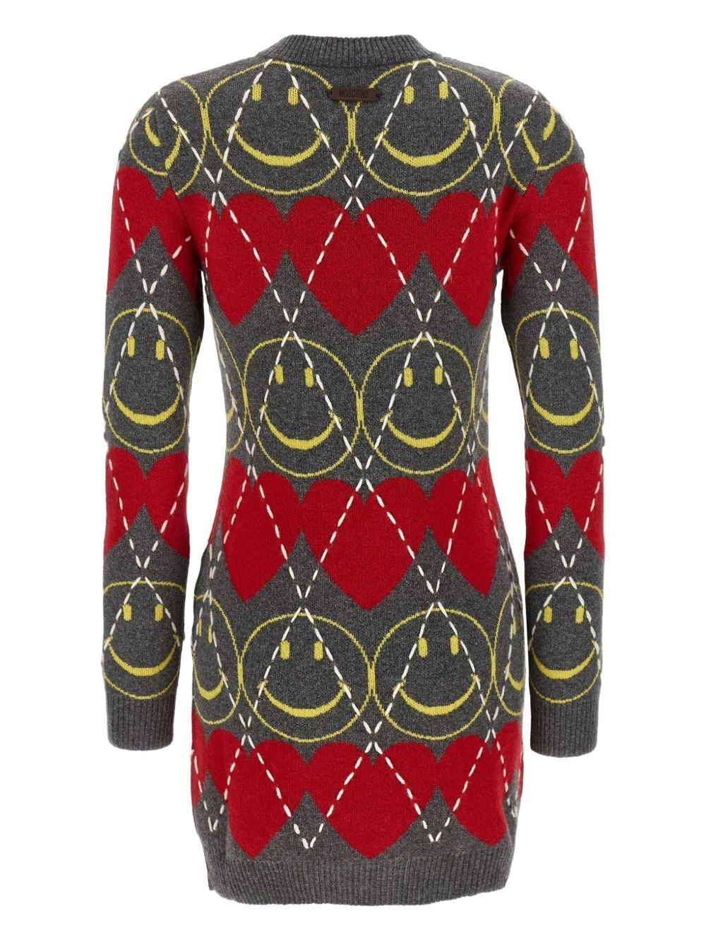 x Smiley crew-neck dress - 2