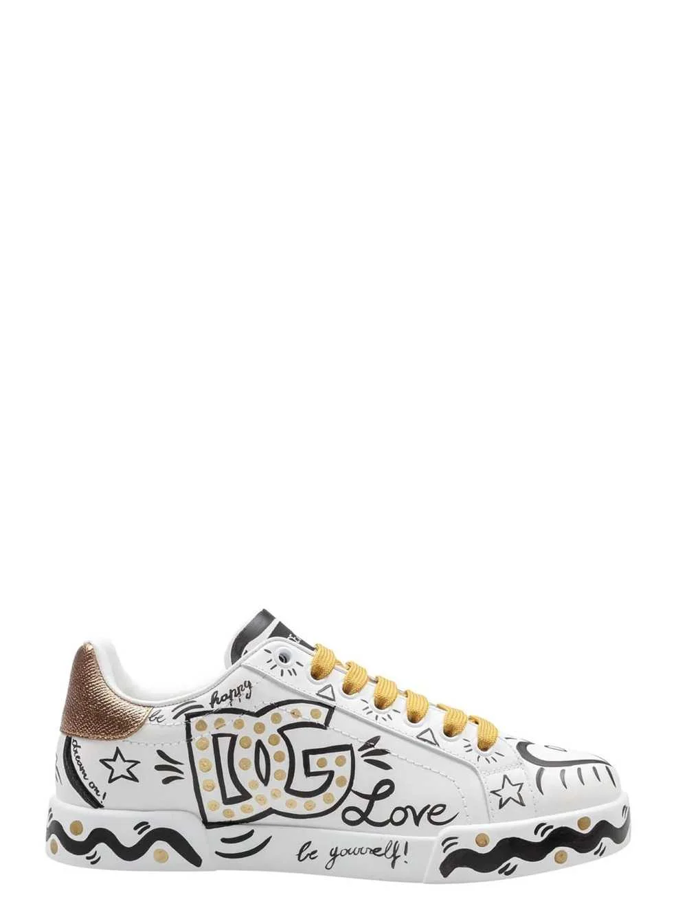 Dolce & Gabbana Women Dolce & Gabbana Portofino Low-Top Sneakers - 1