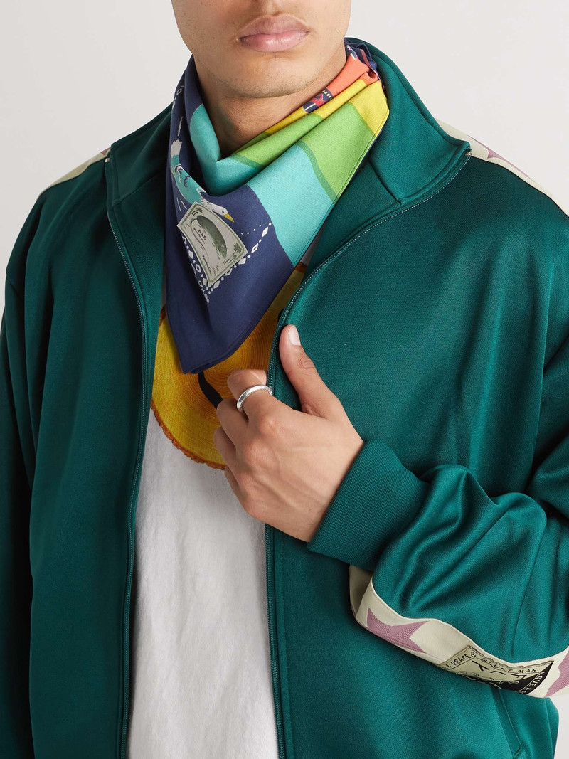 Kapital Printed Selvedge Cotton Bandana outlook