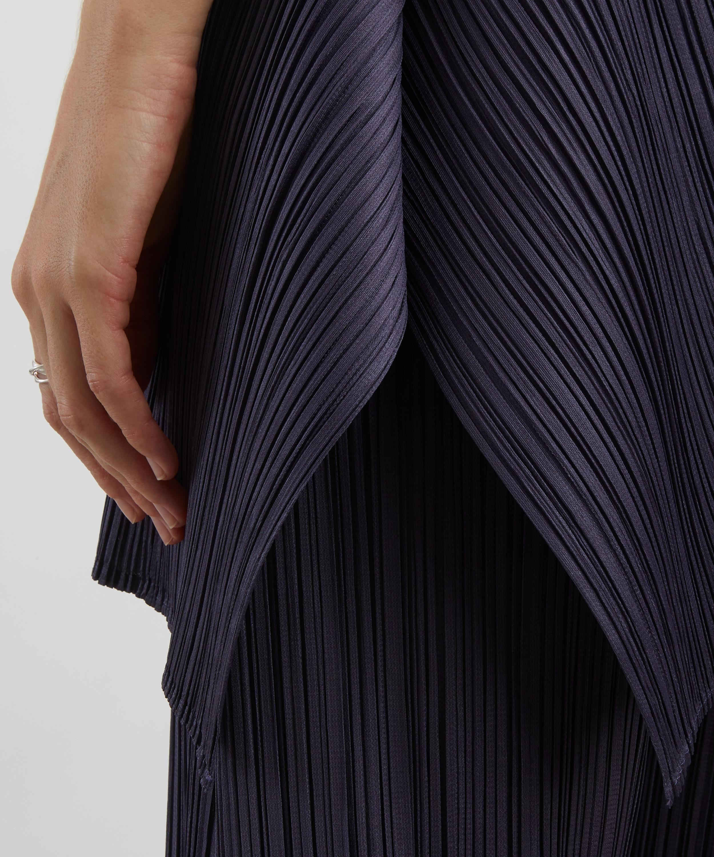 MONTHLY COLOURS: JULY Dark Grey Pleated Tunic - 5