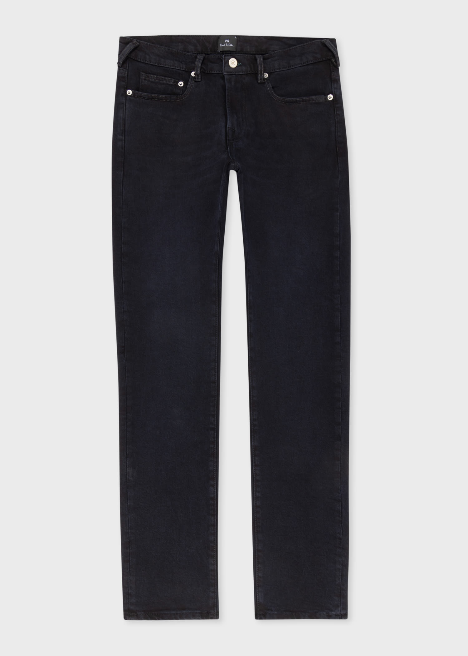 Mid-Wash Black 'Organic Stretch' Jeans - 1