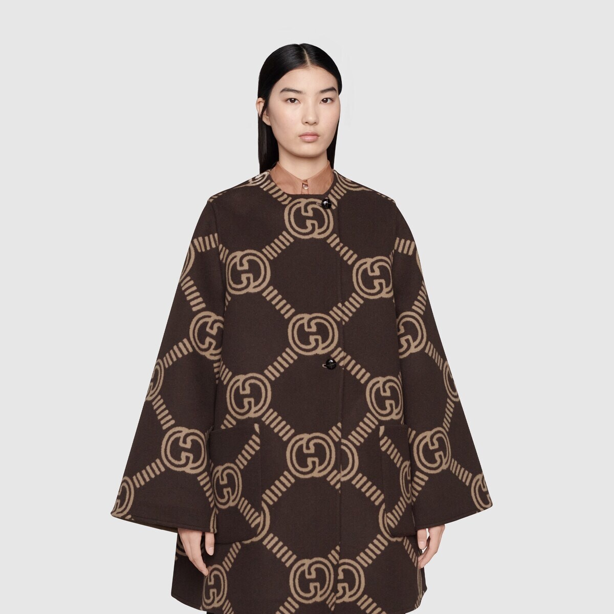 Reversible wool coat - 6