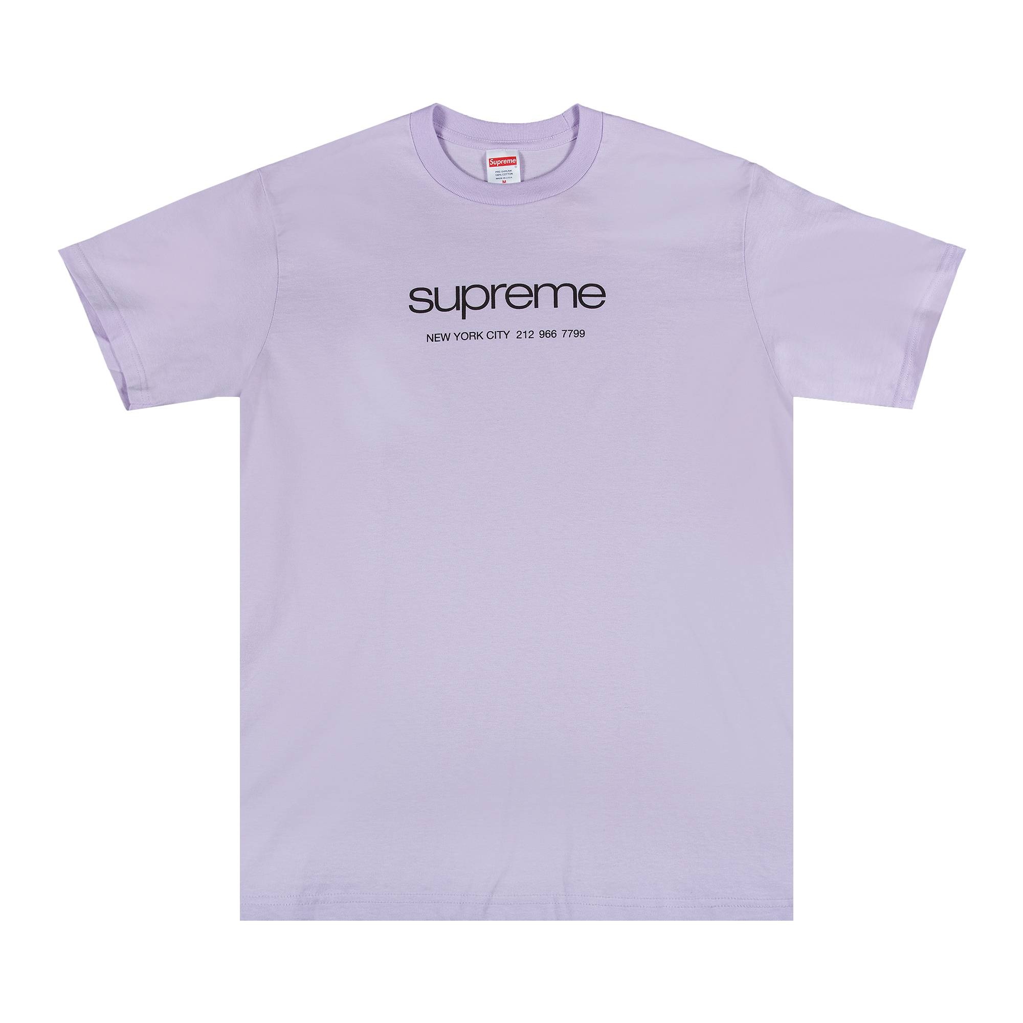Tシャツ・カットソー Supreme Person T-Shirt Light Purple Supreme Supreme Shop Tee 'Light Purple' | REVERSIBLE