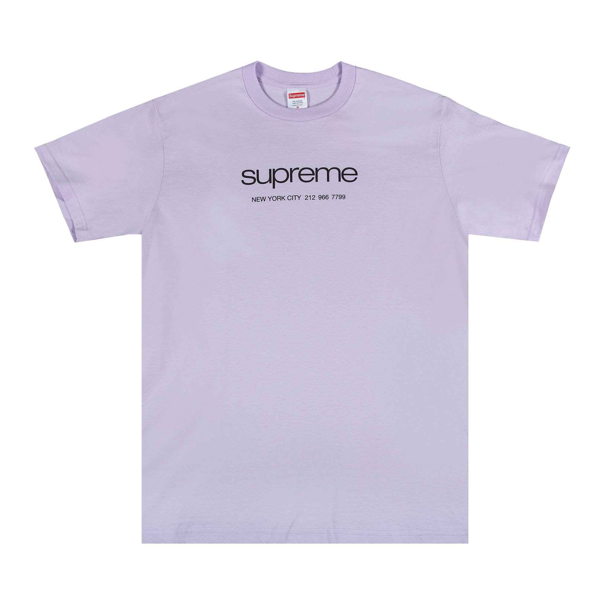 Supreme Shop Tee 'Light Purple' - 1