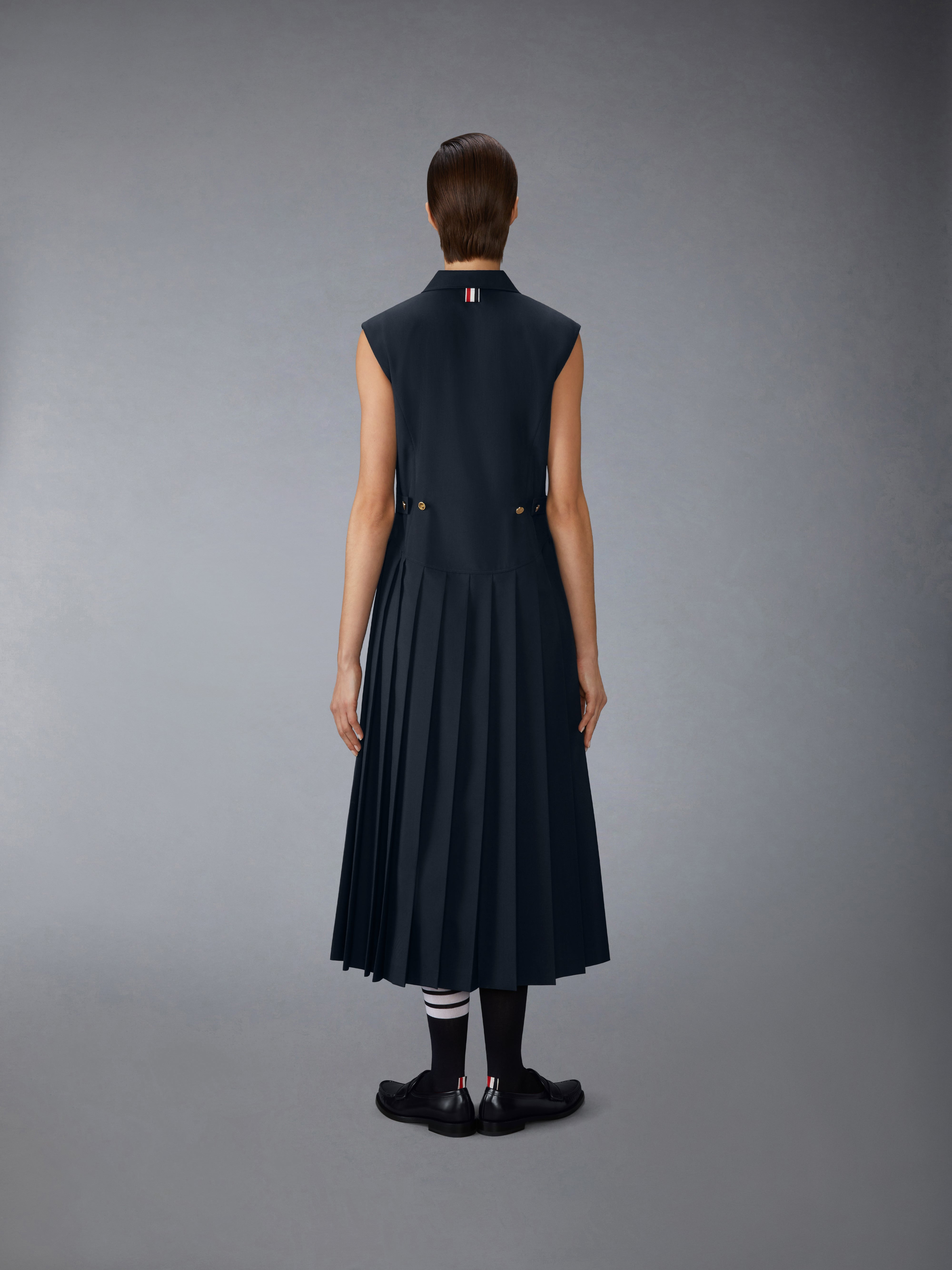 SCHOOL UNIFORM PLEATED DRESS - 4