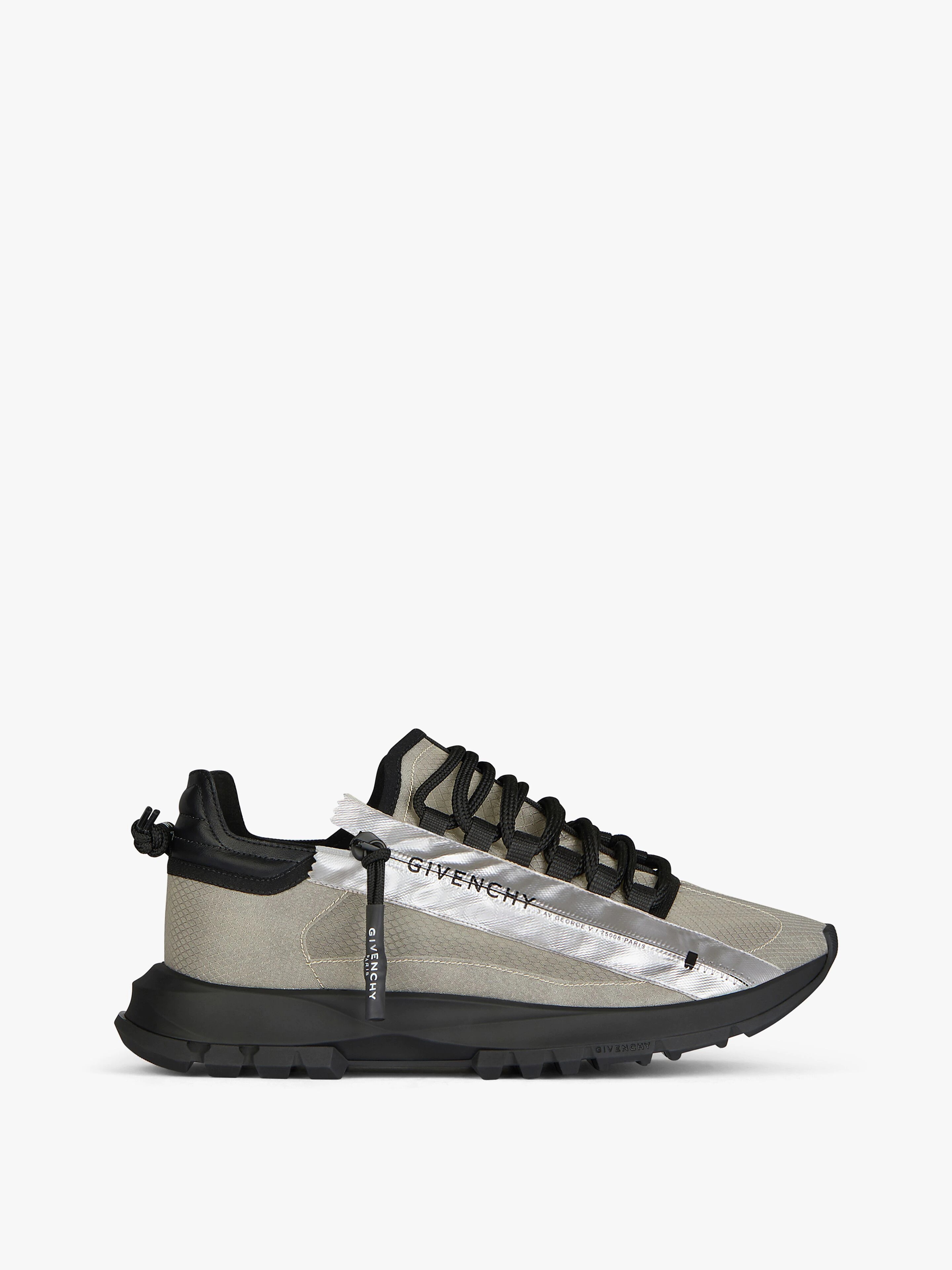 SPECTRE SNEAKERS IN MESH AND LEATHER WITH ZIP - 1