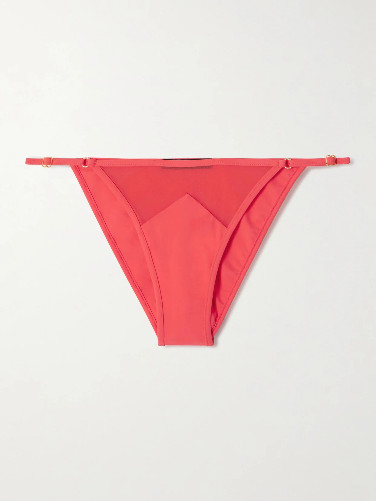 Peep Show Mesh-trimmed Bikini Brief - 1