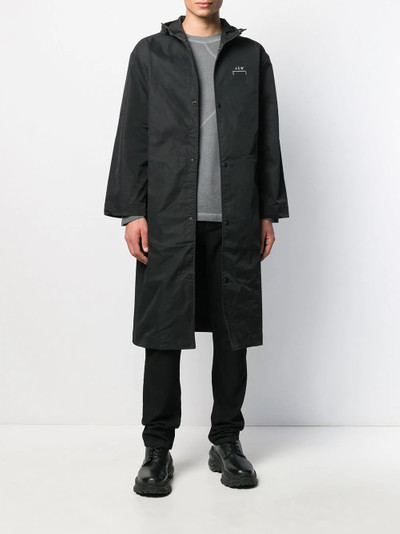 A-COLD-WALL* logo hooded raincoat outlook