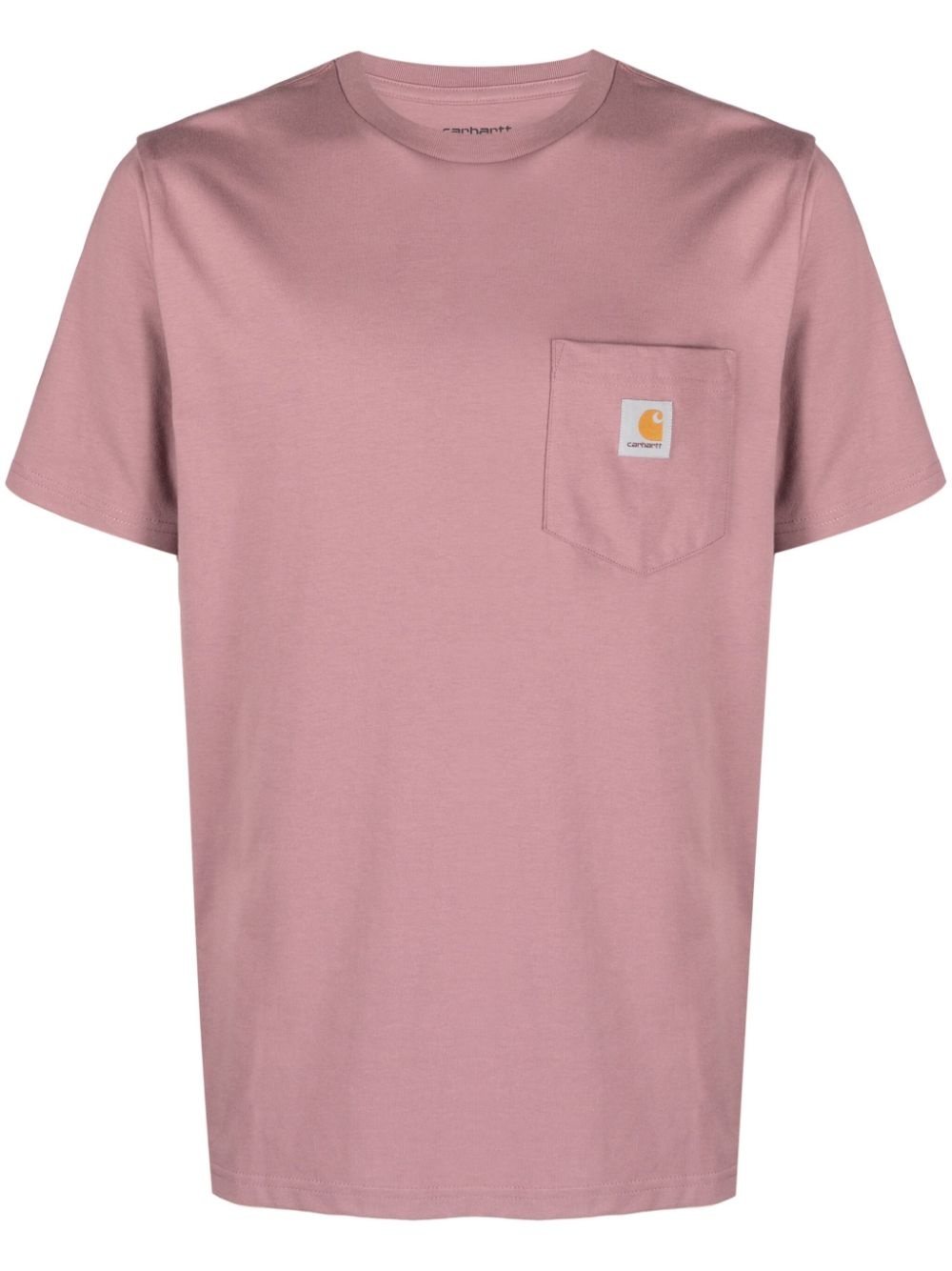 logo-patch cotton T-shirt - 1