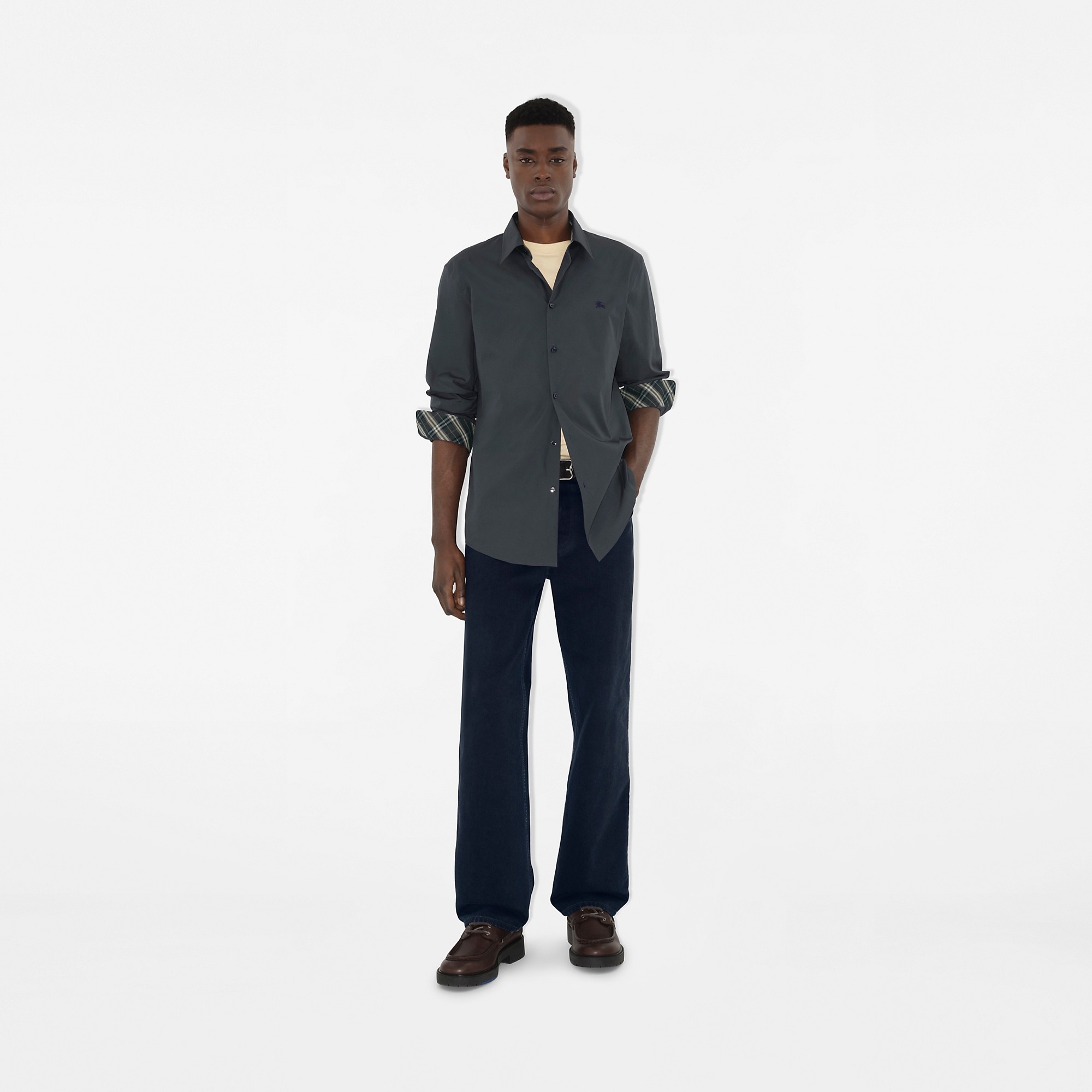 Slim Fit Cotton Shirt - 2