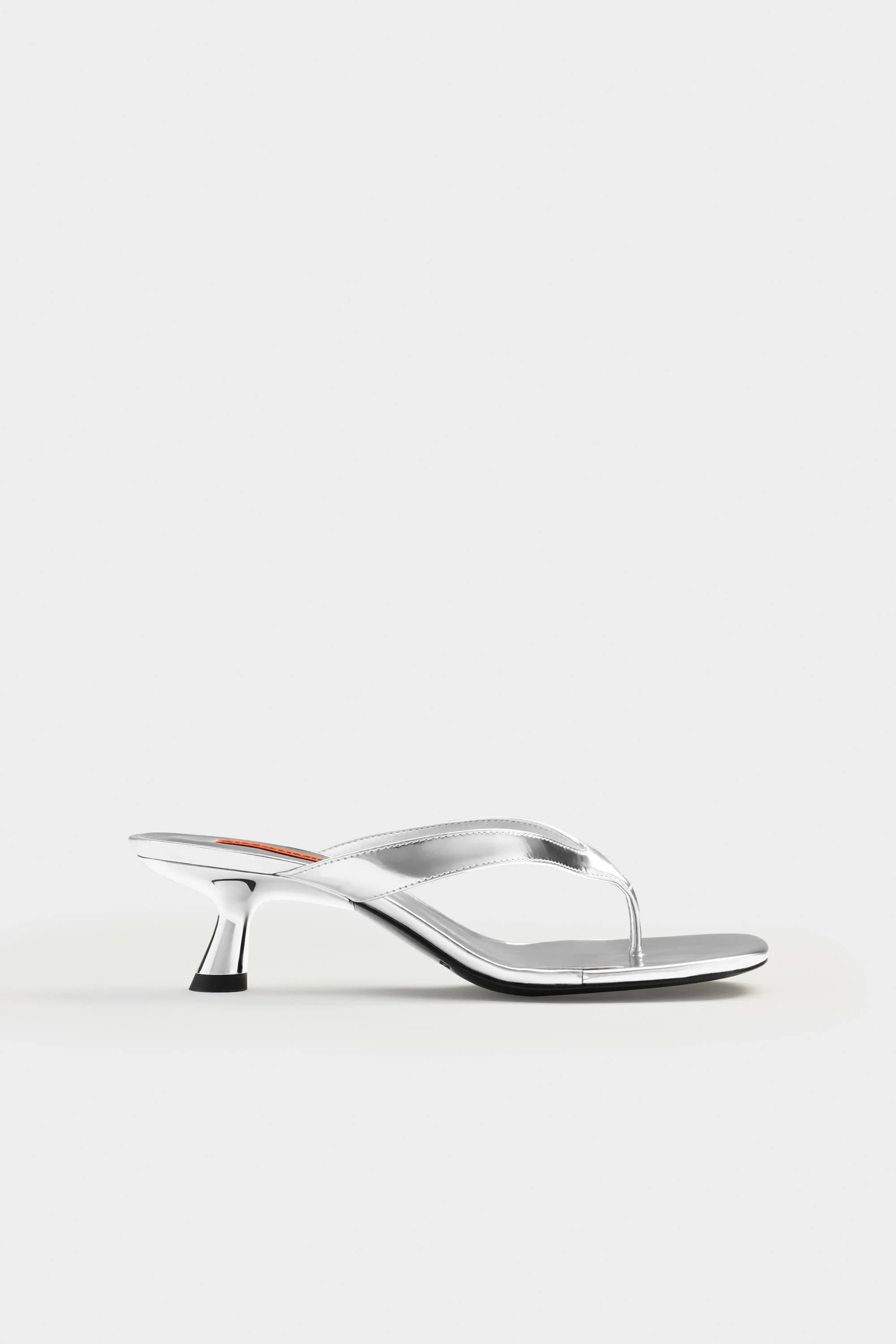 SIMONMILLER Beep Thong Sandal in Silver at Nordstrom - 1