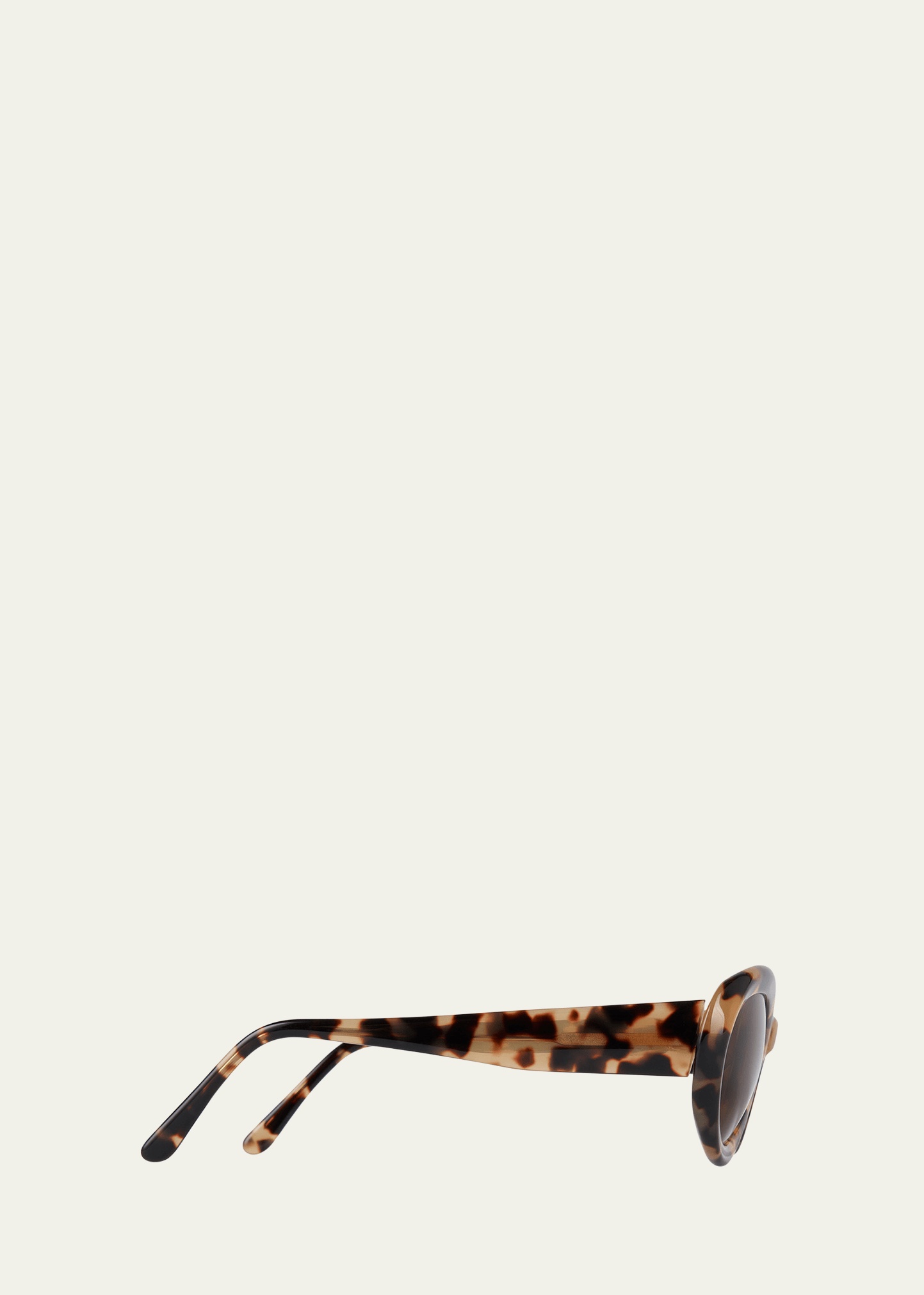 The Ovals Havana Acetate Oval Sunglasses - 2