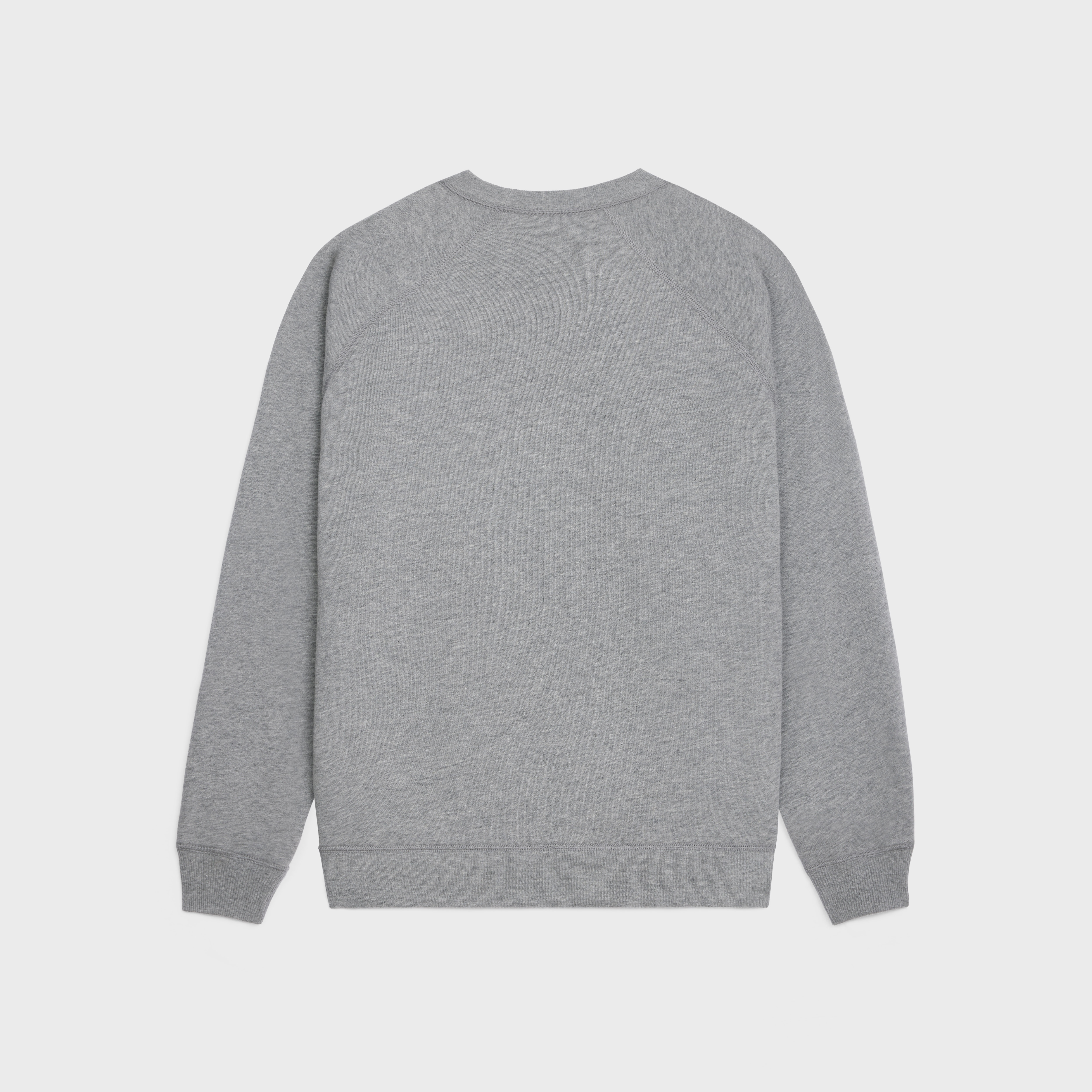 CELINE loose blason sweatshirt in cotton fleece | REVERSIBLE