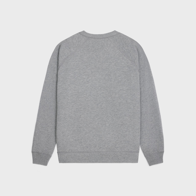 CELINE loose blason sweatshirt in cotton fleece outlook