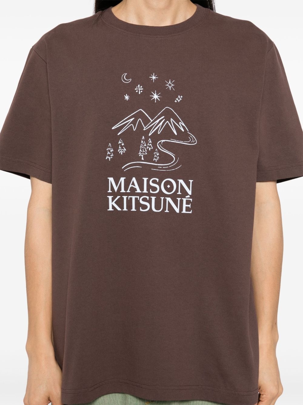 sketched landscape t-shirt - 4