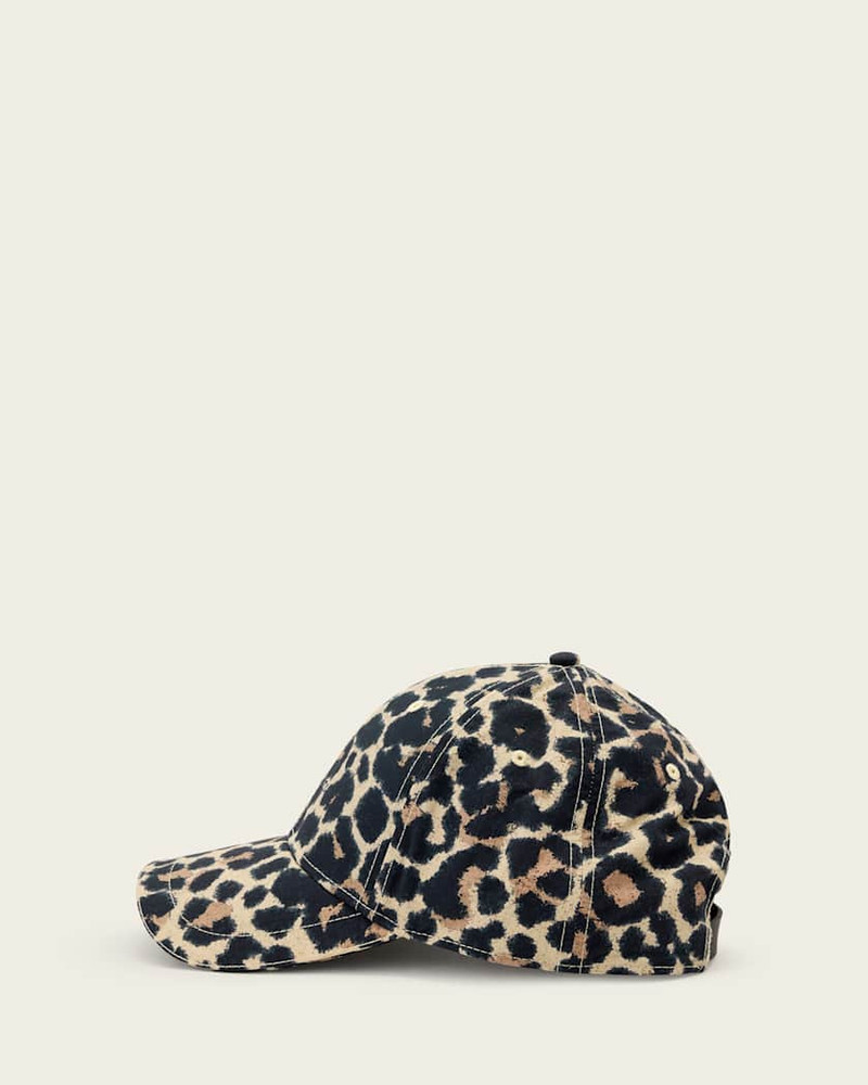 SILESA LEOPARD PRINT BASEBALL CAP 4