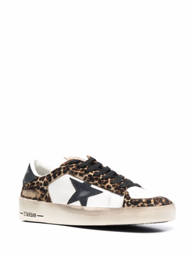 Golden Goose multi-panel lace-up sneakers outlook