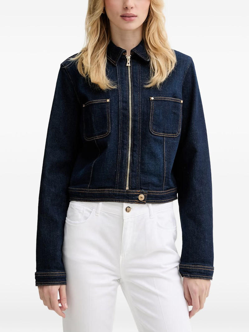 zip-up denim jacket 1