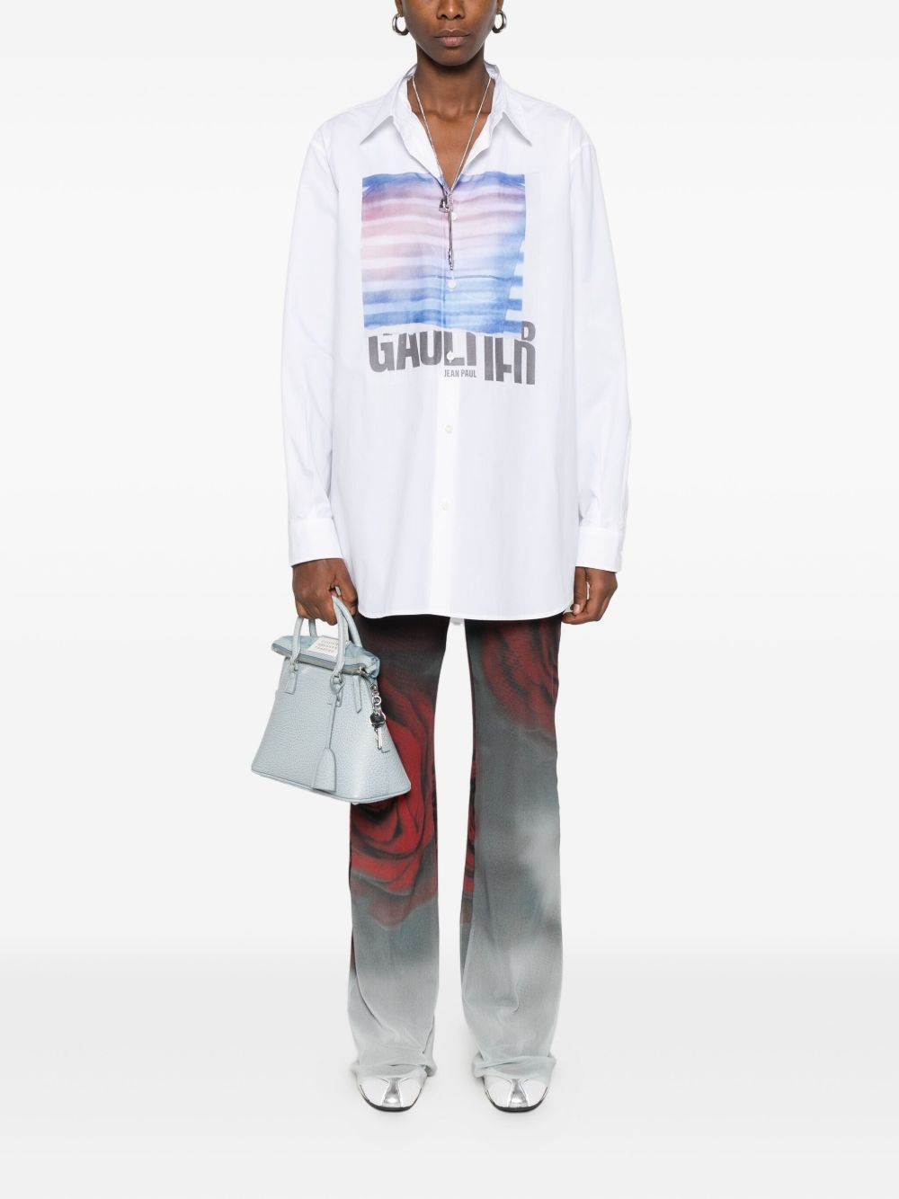 graphic-print shirt - 2