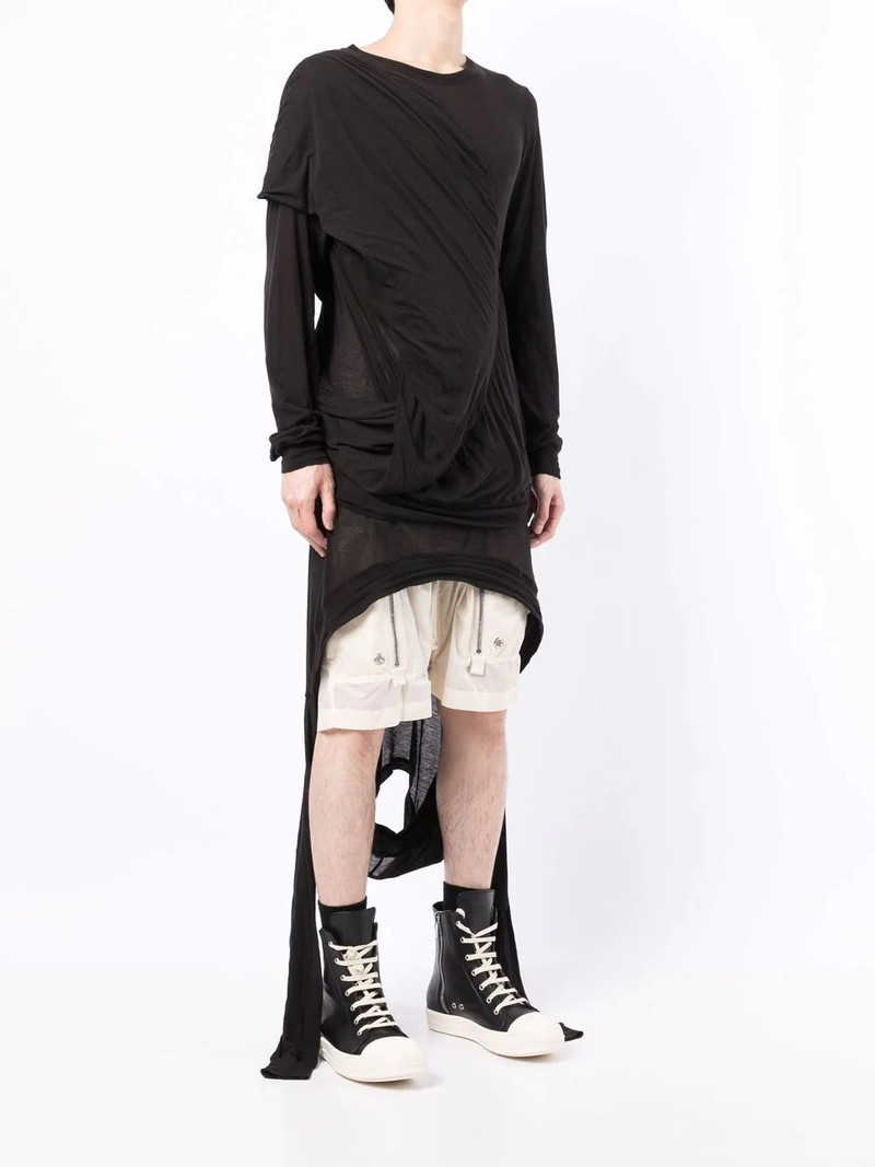 gathered twisted T-shirt 3