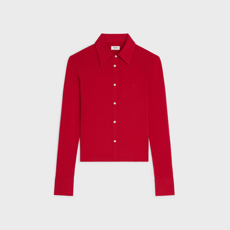 fitted shirt IN viscose jersey 1