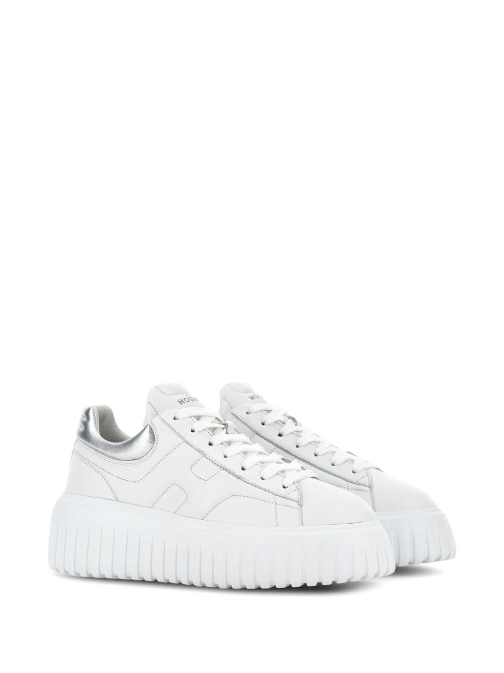 H-Stripes lace-up leather sneakers - 2