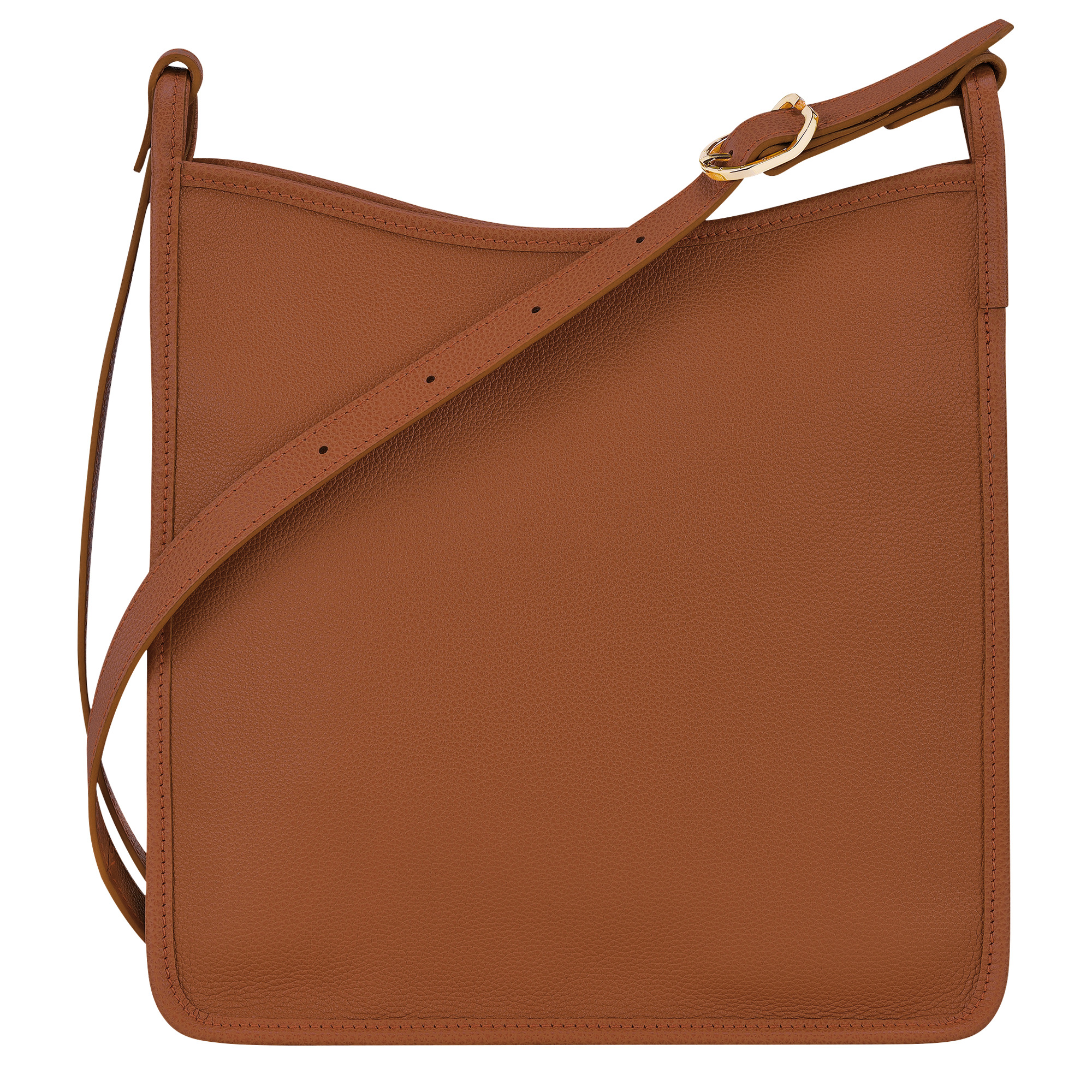 Le Foulonné M Crossbody bag Caramel - Leather - 4