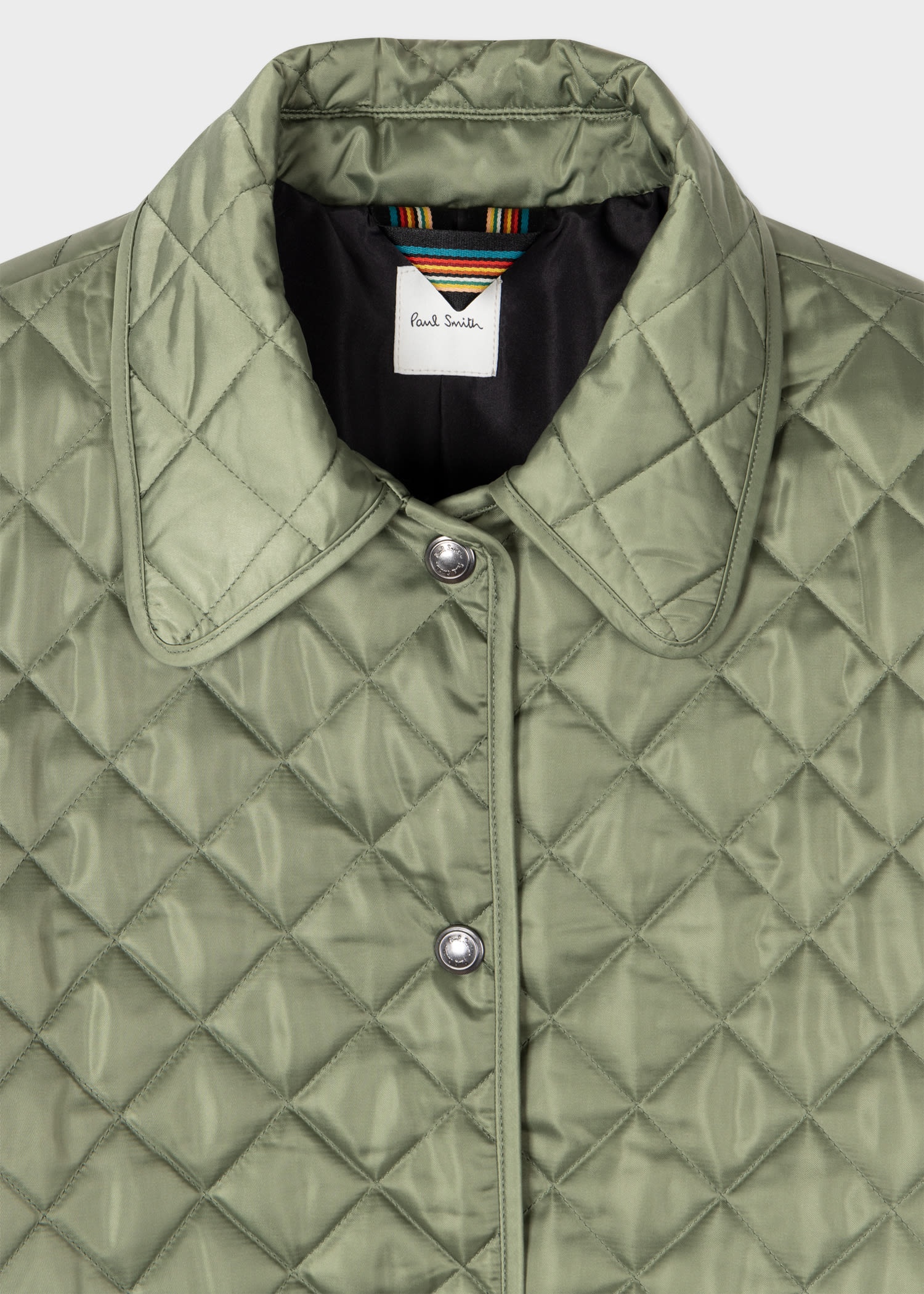 Khaki Quilted Jacket - 2